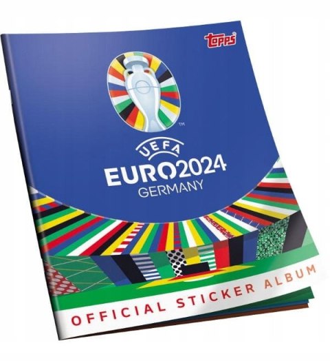 ALBUM NA NAKLEJKI +3 PACZKI Z KARTAMI zestaw startowy UEFA EURO 2024 ALBUM NA NAKLEJKI +3 PACZKI Z KARTAMI zestaw startowy UEFA EURO 2024