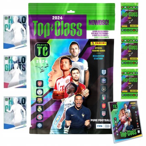 ALBUM TOP CLASS 2024 KARTY PIŁKARSKIE MEGA ZESTAW STARTOWY PANINI FIFA ALBUM TOP CLASS 2024 KARTY PIŁKARSKIE MEGA ZESTAW STARTOWY PANINI FIFA
