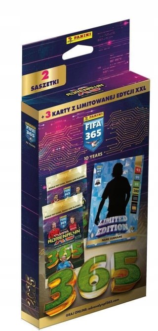 BLISTER XXL PANINI FIFA 365 2025 SASZETKI 3 DUŻE KARTY LIMITOWANE XXL