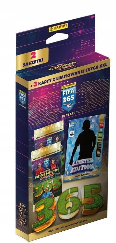 BLISTER XXL PANINI FIFA 365 2025 SASZETKI 3 DUŻE KARTY LIMITOWANE XXL BLISTER XXL PANINI FIFA 365 2025 SASZETKI 3 DUŻE KARTY LIMITOWANE XXL