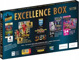 EXCELLENCE BOX FIFA 365 ADRENALYN XL 2025 KARTY PANINI Ekskluzywny Zestaw