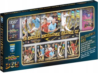 EXCELLENCE BOX FIFA 365 ADRENALYN XL 2025 KARTY PANINI Ekskluzywny Zestaw