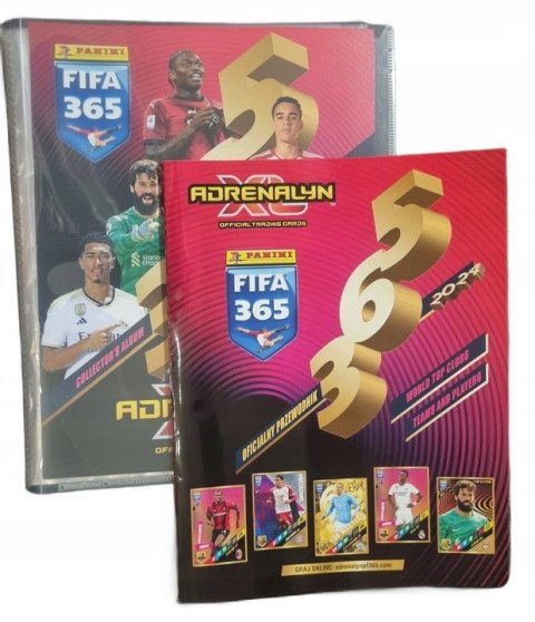 FIFA 365 2024 ALBUM NA KARTY PIŁKARSKIE ADRENALYN PANINI + PL PRZEWODNIK FIFA 365 2024 ALBUM NA KARTY PIŁKARSKIE ADRENALYN PANINI + PL PRZEWODNIK