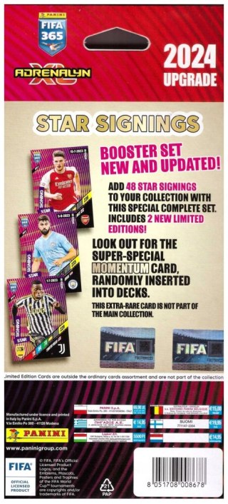 FIFA 365 ADRENALYN XL 2024 - STAR SIGNINGS UPGRADE BOOSTER SET 48 KART