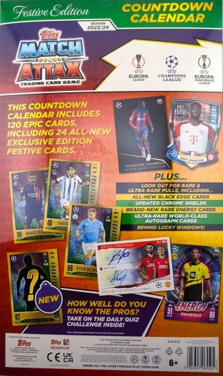 KALENDARZ ADWENTOWY MATCH ATTAX 2024 CHAMPIONS LEAGUE KARTY PIŁKARSKIE