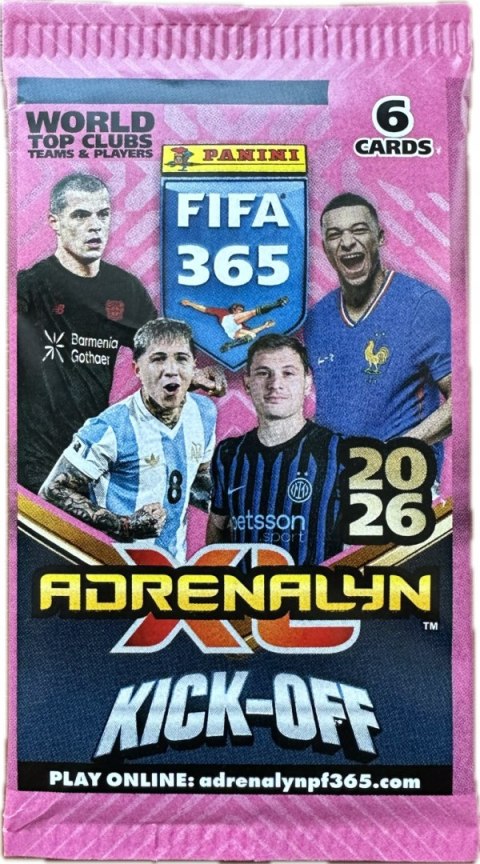 Karty Piłkarskie Panini Adrenalyn XL 2026 Kick-Off Saszetka FIFA 365