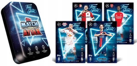 MEGA PUSZKA MATCH ATTAX 2025 KARTY PIŁKARSKIE TOPPS 44 KARTY +4 LIMITED MEGA PUSZKA MATCH ATTAX 2025 KARTY PIŁKARSKIE TOPPS 44 KARTY +4 LIMITED