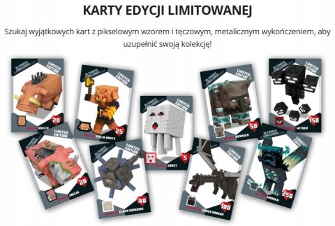 Minecraft Mega Zestaw Startowy Panini 2025 TCG Limited Album na Karty