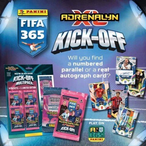 Multipack Kick-Off FIFA 365 2026 4 Saszetki Karty Piłkarskie + 1 Limited