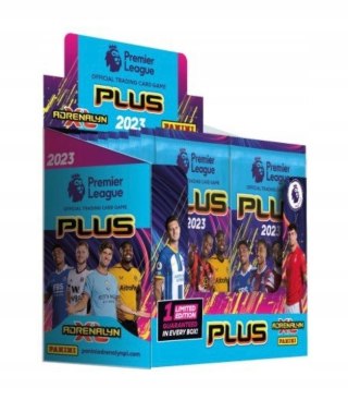 PREMIER LEAGUE PLUS karty BOX 50 SASZETEK KARTY PIŁKARSKIE