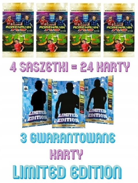 PUSZKA MAŁA KOLEKCJONERSKA FIFA 365 2025 KARTY PIŁKARSKIE ADRENALYN PANINI