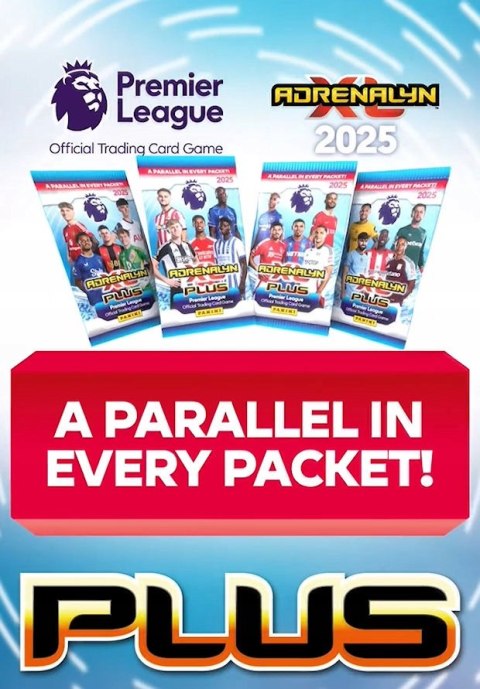 Panini PREMIER LEAGUE 2025 PLUS Mini Puszka 5 Saszetek z kartami 2 Limited