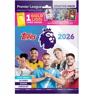 Premier League 2026 Topps Zestaw Startowy Album na Karty Piłkarskie