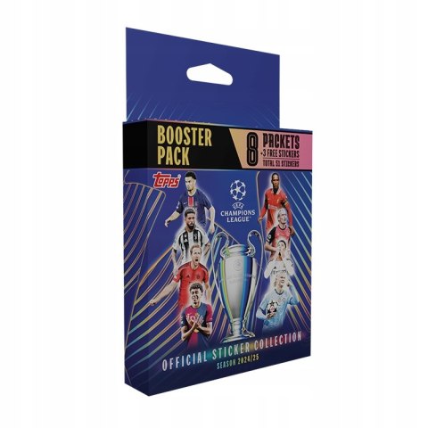 UEFA CHAMPIONS LEAGUE 2025 BOOSTER PACK 51 NAKLEJKI PIŁKARSKIE OUTLET