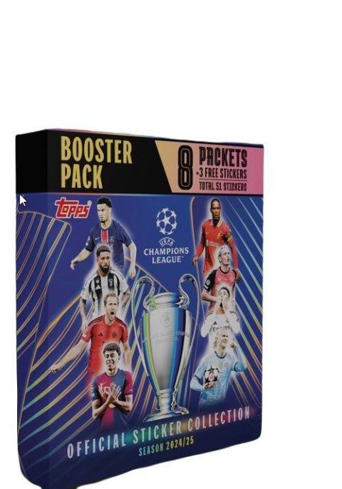 UEFA CHAMPIONS LEAGUE 2025 BOOSTER PACK 51 NAKLEJKI PIŁKARSKIE OUTLET