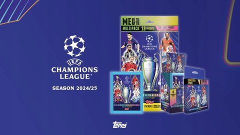 UEFA CHAMPIONS LEAGUE 2025 BOOSTER PACK 51 NAKLEJKI PIŁKARSKIE