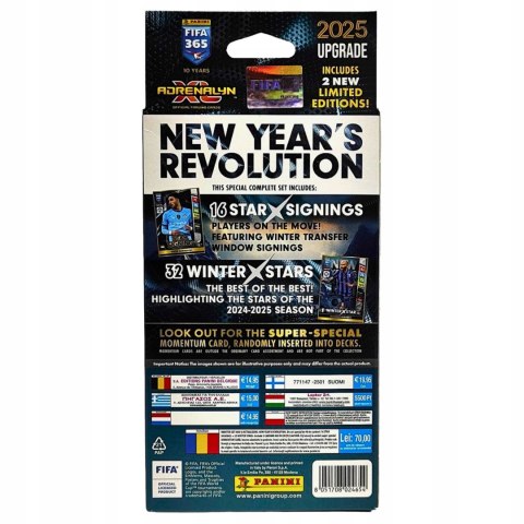 UPGRADE FIFA 365 2025 PANINI NEW YEARS REVOLUTION 48 KARTY + LIMITED MBAPPE