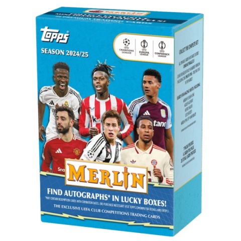 Topps Merlin UCC 2024/25 Value Box Karty Piłkarskie