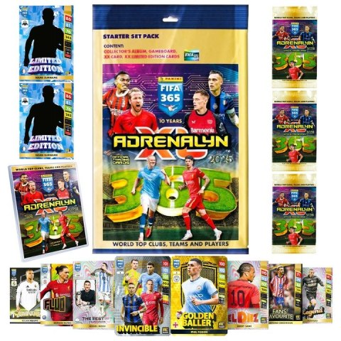 ALBUM FIFA 365 2025 PANINI ZESTAW STARTOWY KARTY PIŁKARSKIE SASZETKI