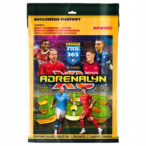 ALBUM FIFA 365 2025 PANINI ZESTAW STARTOWY KARTY PIŁKARSKIE SASZETKI