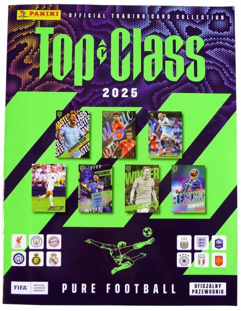 Album na Karty Piłkarskie TOP CLASS 2025 Panini Mega Zestaw Startowy Klaser