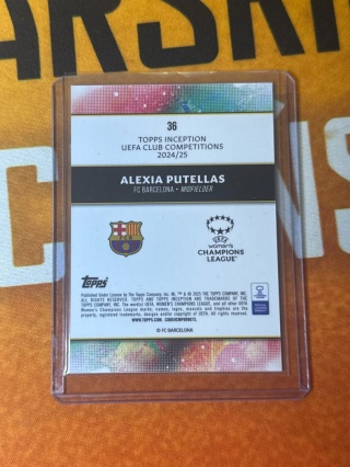 Alexia Putellas /150 FC Barcelona - Topps Inception 2024-25