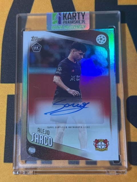Alejo Sarco Auto RC - Topps UCC Flagship 2025-26