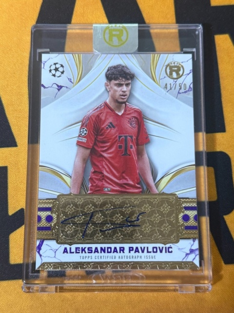 Aleksandar Pavlovic /50 Auto - Topps Reverence 2024-25
