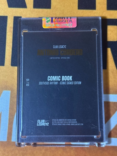 Antonio Cordero Auto On Card /10 - 2025 Club Legacyz Comic Book