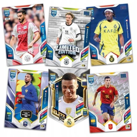 BOX Saszetki 50 sztuk FIFA 365 2026 Panini 300 Kart Karty Piłkarskie