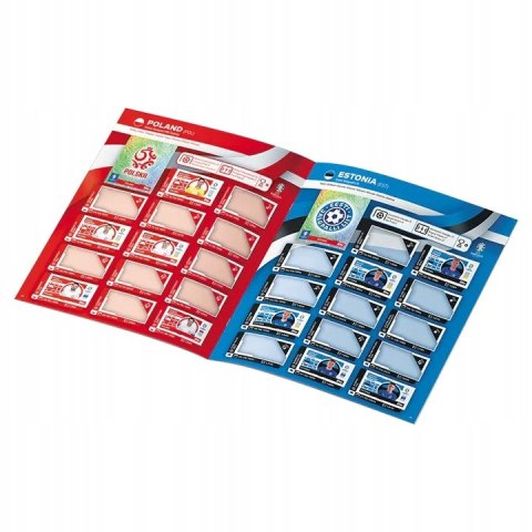 EURO 2024 TOPPS SASZETKA z naklejkami 6 NAKLEJEK UEFA