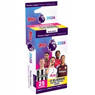 Eco Pack Blister Premier League 2026 Topps Karty Piłkarskie