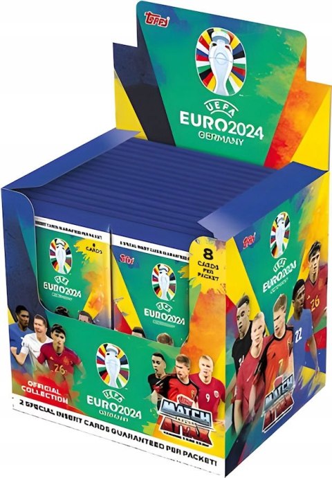 Euro 2024 Topps Match Attax Box 36 Saszetek 288 Kart Piłkarskich