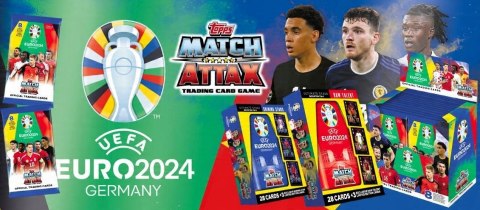 Euro 2024 Topps Match Attax Box 36 Saszetek 288 Kart Piłkarskich