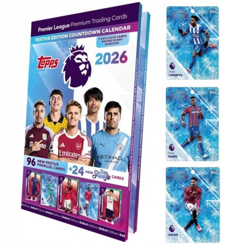 Kalendarz Adwentowy Premier League 2026 Topps Karty Piłkarskie
