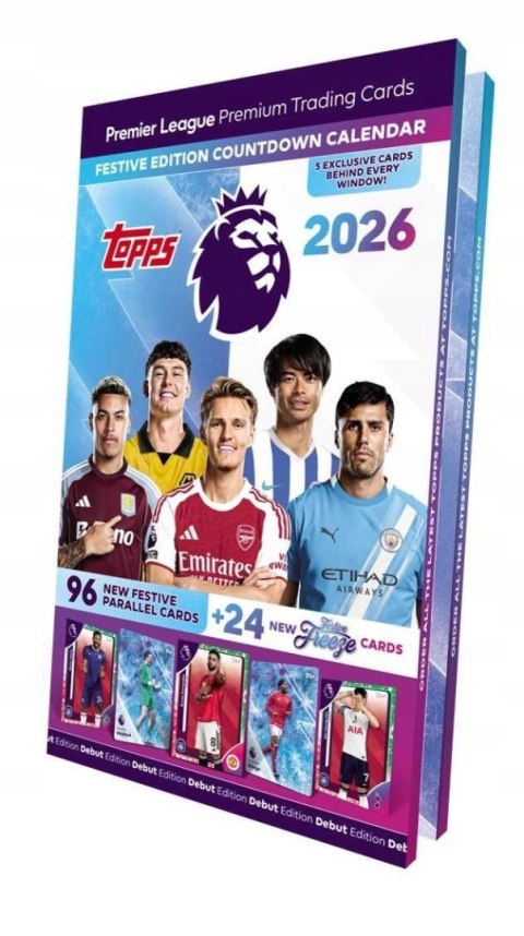 Kalendarz Adwentowy Premier League 2026 Topps Karty Piłkarskie
