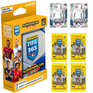 Karty Piłkarskie Mała Puszka FIFA 365 2026 Panini 2 Limited 4 Saszetki