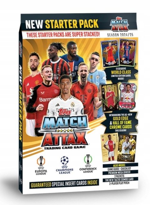 Karty Piłkarskie Match Attax 2025 Megazestaw Startowy Premium Album Topps