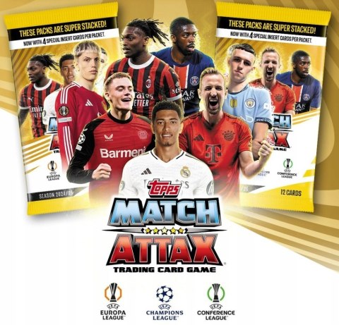 Karty Piłkarskie Match Attax 2025 Megazestaw Startowy Premium Album Topps