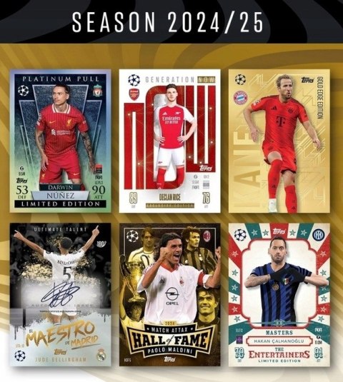 Karty Piłkarskie Match Attax 2025 Megazestaw Startowy Premium Album Topps