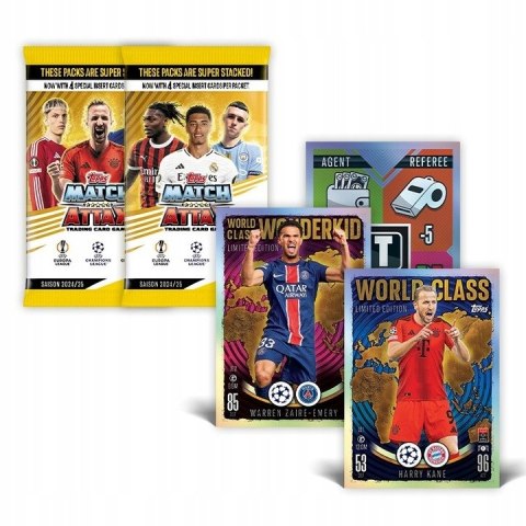 Karty Piłkarskie Match Attax 2025 Megazestaw Startowy Premium Album Topps