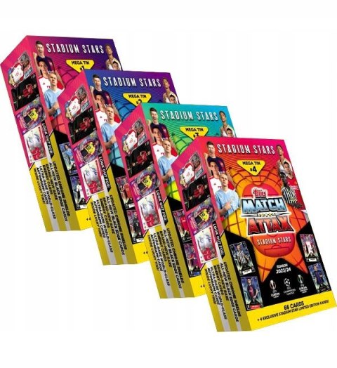 Karty piłkarskie Match Attax Duża Puszka 2023/24 Możliwy wybór koloru Topps