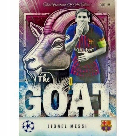 MATCH ATTAX EXTRA 2025 2025 GOAT LM LIONEL MESSI FC BARCELONA RARE 1:450