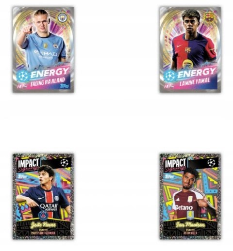 MEGA Multipack Naklejki Liga Mistrzów 2025 11 Saszetek Topps 66 Naklejek