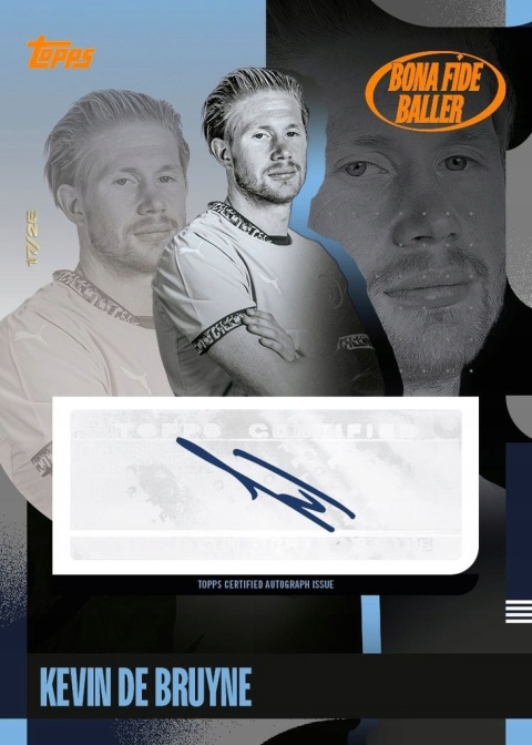 Manchester CITY Team Set 2024/25 Topps Karty Piłkarskie Autograf lub Relic