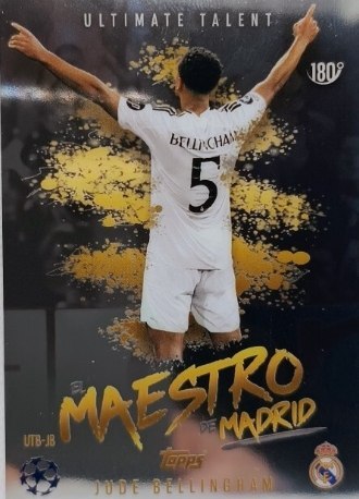 Match Attax 2025 Topps Bellingham Ultimate Talent El Maestro De Madrid 180°
