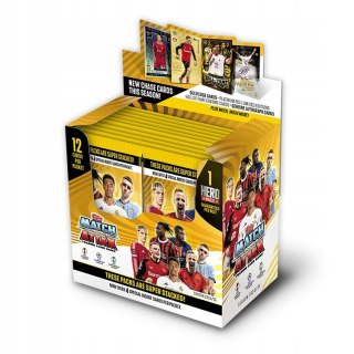 Match Attax 2025 Topps HERO Pack Box 24 Saszetki 288 Kart Piłkarskich