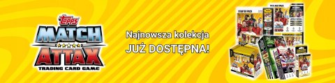 Match Attax 2025 Topps UEFA Zestaw 10 saszetek 120 Kart Piłkarskich