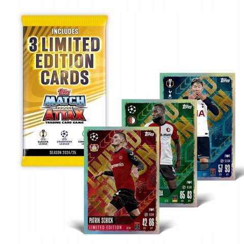Mega Multipack Match Attax 2025 Topps Saszetki do Albumu Karty Piłkarskie