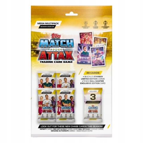 Mega Multipack Match Attax 2026 Topps Karty Piłkarskie